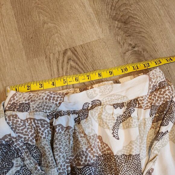 Anthropologie Porridge Getaway Printed Skirt Medium Alligator Pockets Zookeeper - Picture 6 of 7